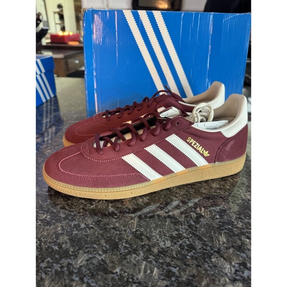 Size 10 Men's adidas Originals Handball Spezial Sneakers JH5439 Shadow Red Sz 12